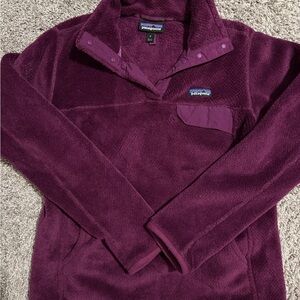 Patagonia Deep Purple Snap-T Re-Tool Fleece